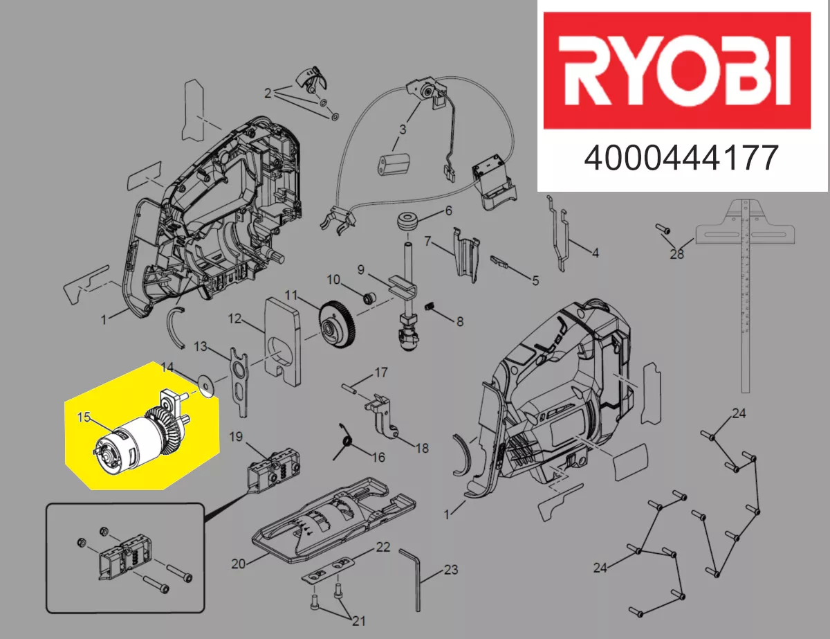 moteur réf. 5131032081 Ryobi